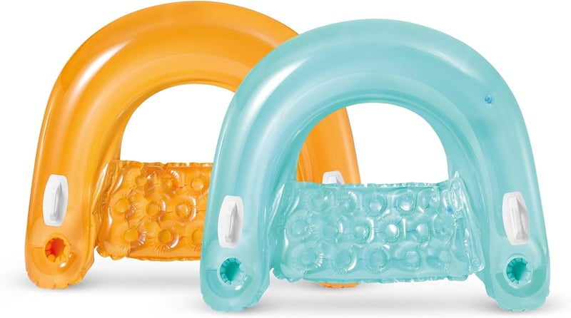 Intex Sit 'N Float Inflatable Pool Lounge with Cup Holders