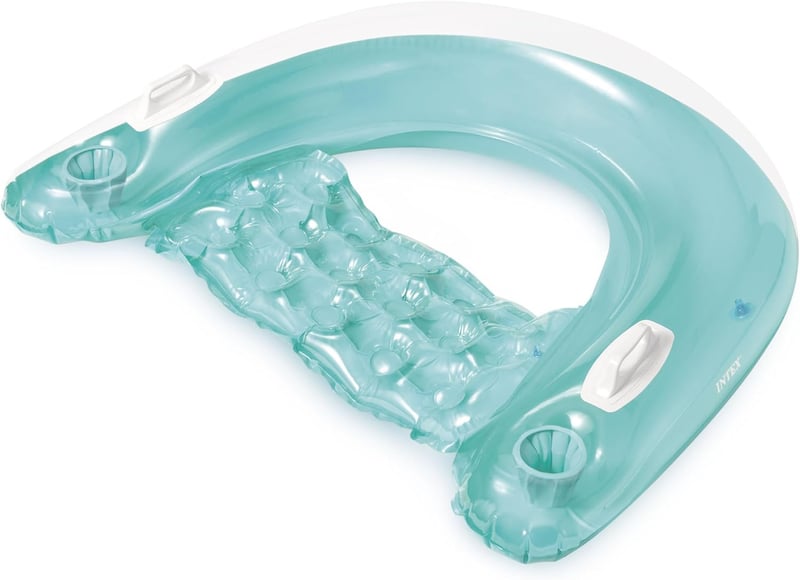 Intex Sit 'N Float Inflatable Pool Lounge with Cup Holders