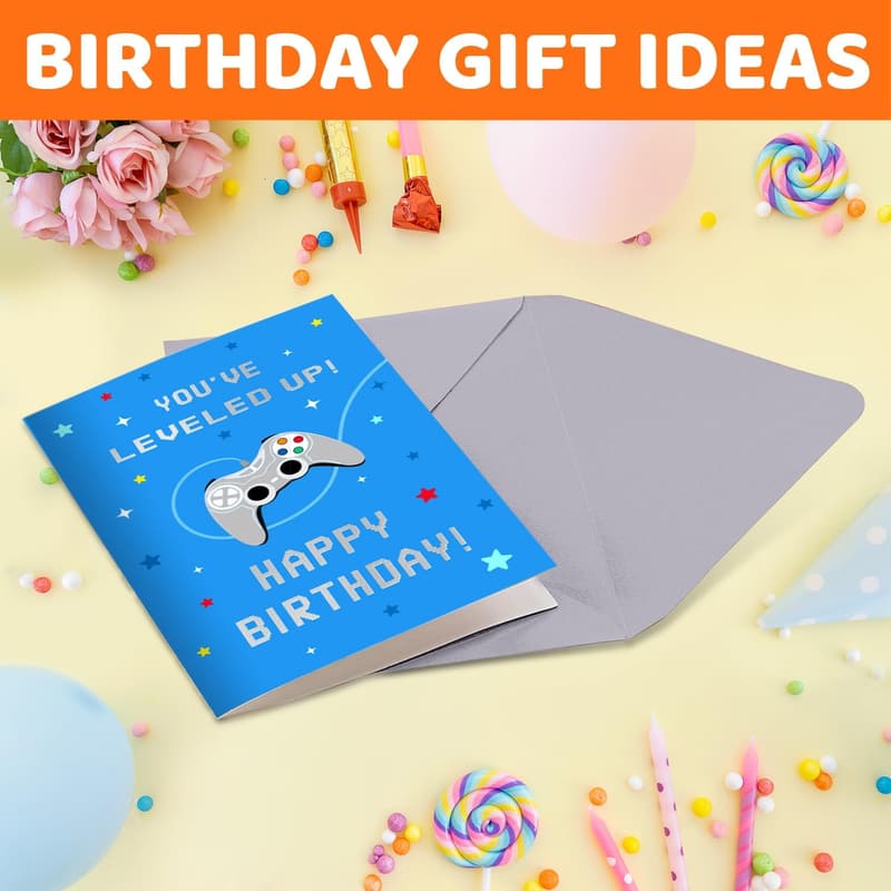 Birthday Gifts Socks for Kids Aged 7-12 with Greeting Card