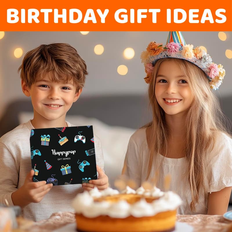 Birthday Gift Socks for Kids (7-12 Years) in Gift Box