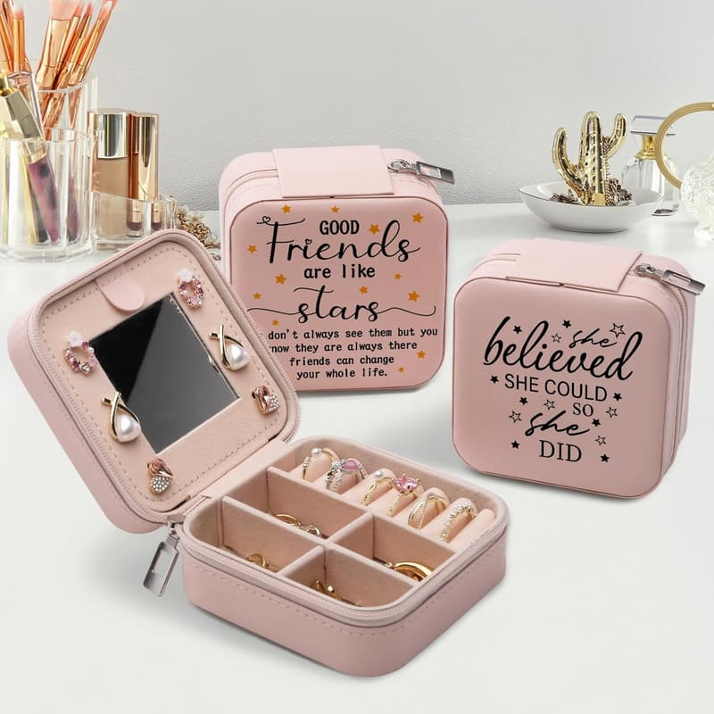 Friendship Jewelry Box for Women - Birthday Gift Organizer