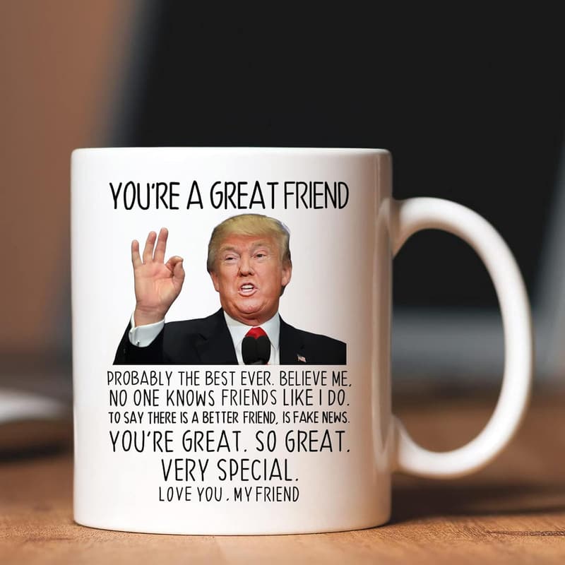 Funny Coffee Mug for Friends - 11 oz Ceramic Gift