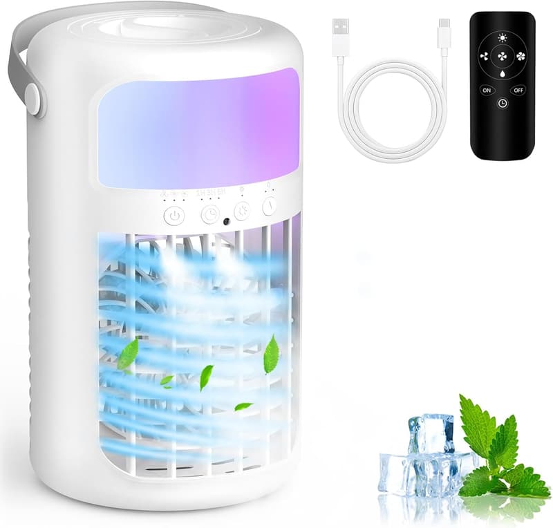 2025 Upgraded 4-IN-1 Portable Air Conditioner with Remote Control