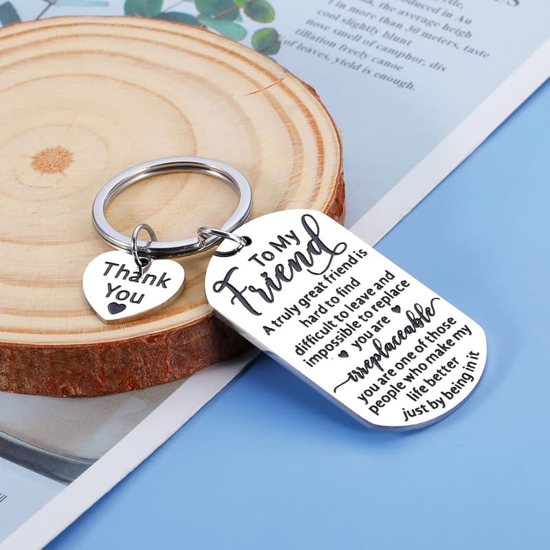 Friendship Gift for Him/Her - Best Friend Keychain