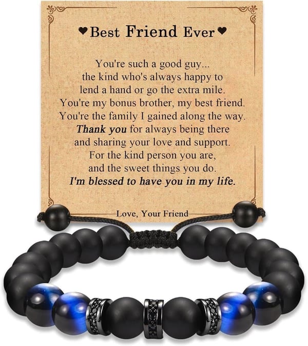 Men’s Bracelet Gift for Birthday, Christmas & Valentine's Day