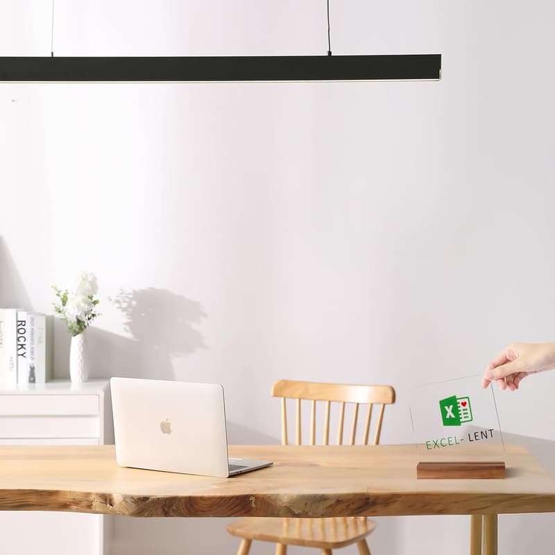 Motivational Excel Acrylic Desk Decor for Accountants