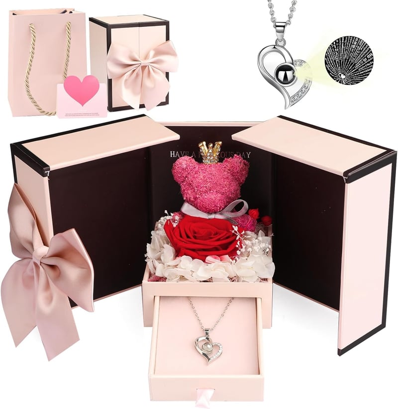 Valentine's Day Rose Bear & 