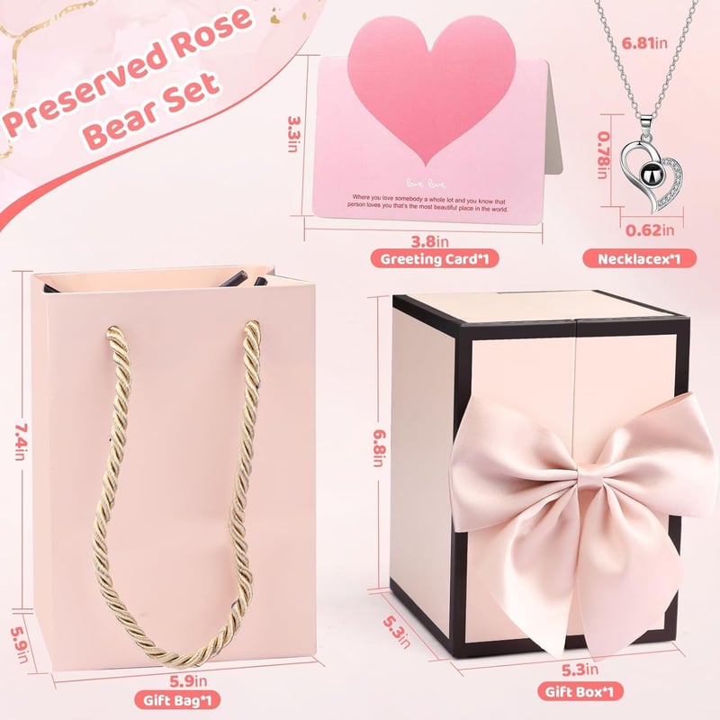 Valentine's Day Rose Bear & 