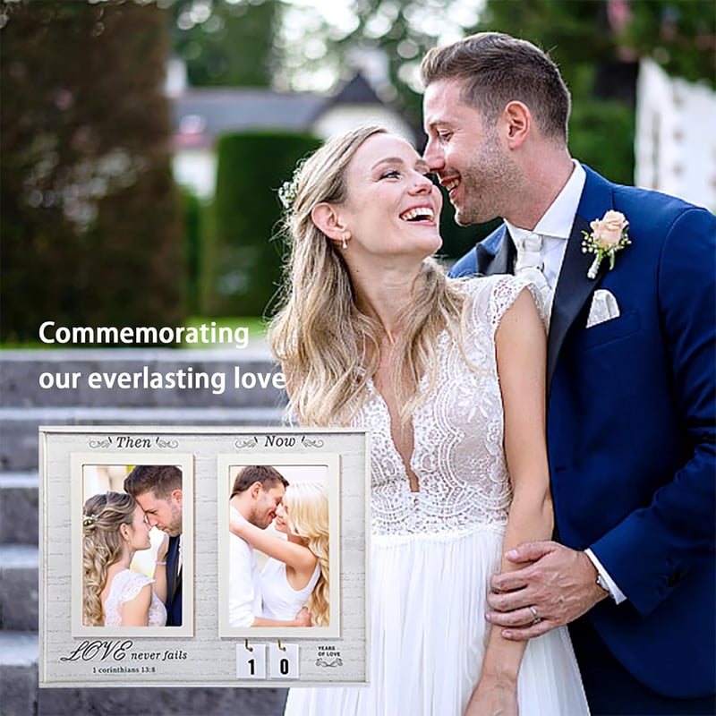 Anniversary Picture Frame for Couples, 1-99 Years