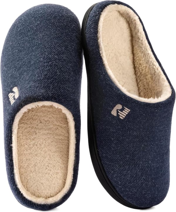 Men's Sherpa Lined Memory Foam Clogs