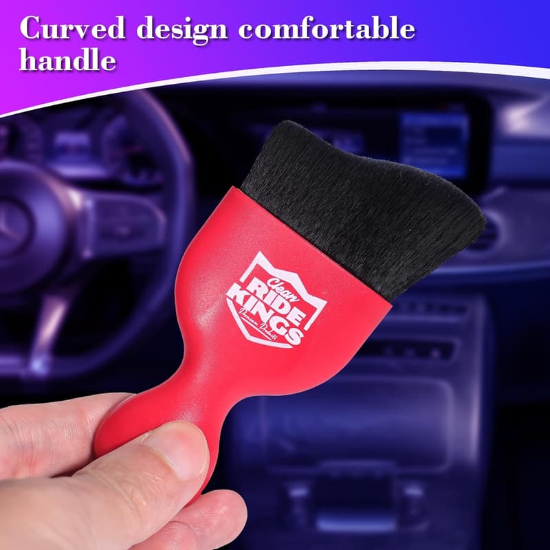 Auto Detailing Brush - Soft Hair Duster for Car Care