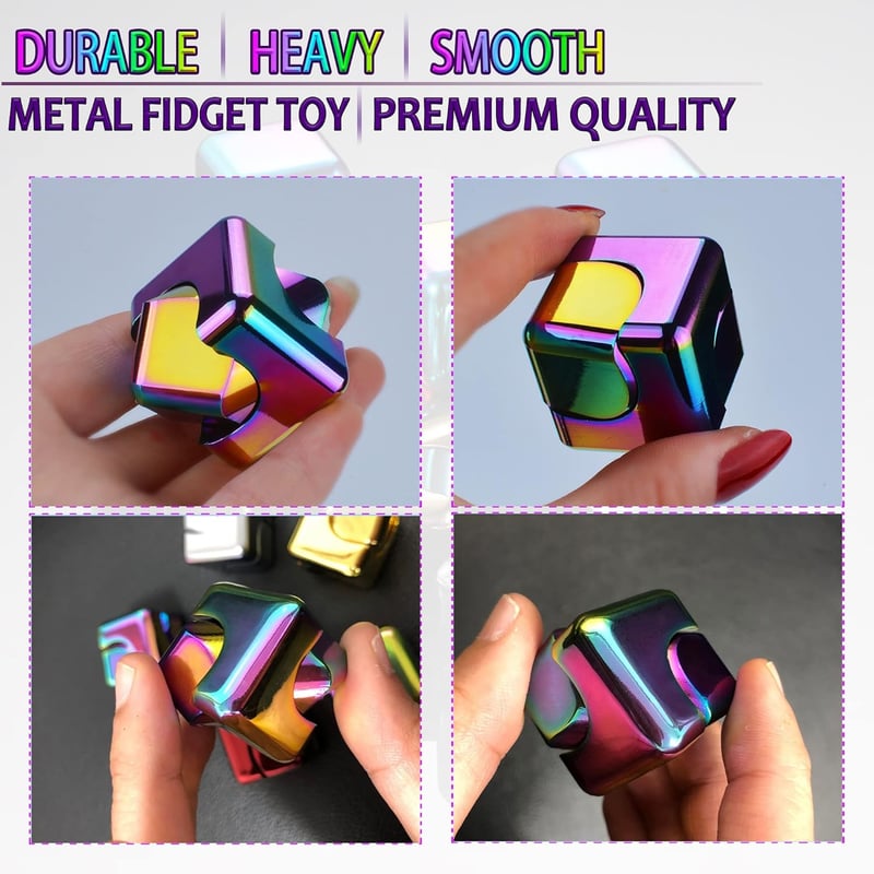 Easter Fidget Spinner Cube - Metal Sensory Toy for Teens