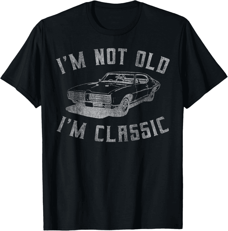 Classic Car Graphic T-Shirt for Men and Women