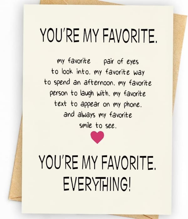 Anniversary Card for Husband - Funny Premium 400gsm Cardstock