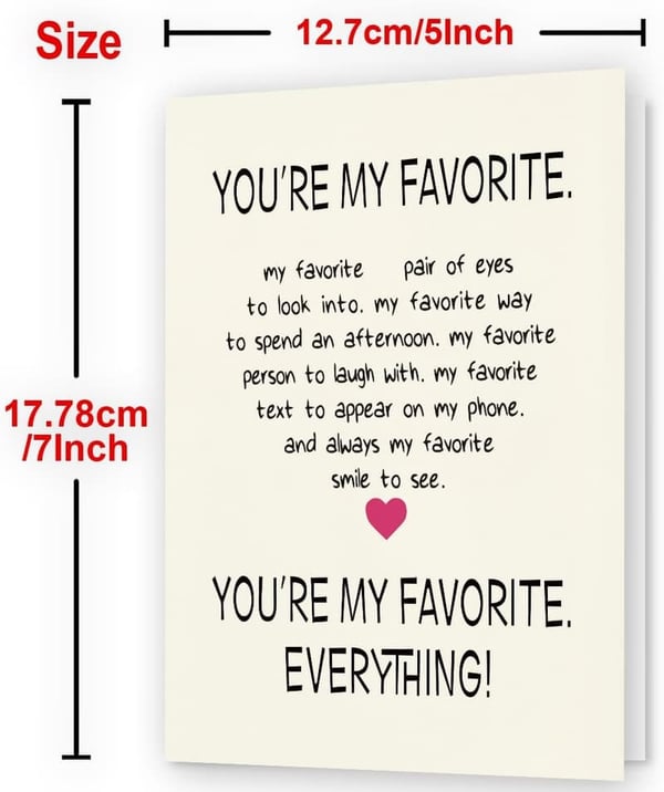 Anniversary Card for Husband - Funny Premium 400gsm Cardstock