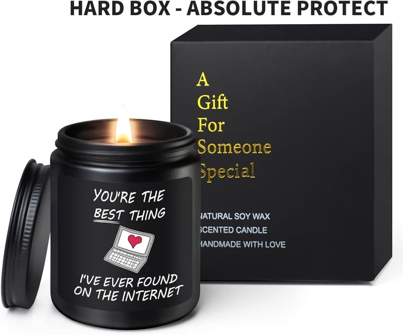 Sandalwood Scented Candle - Gifts for Men for Anniversary