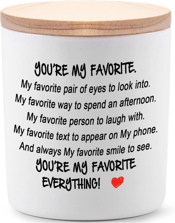 Lavender Scented Soy Candle for Him - Romantic Gift