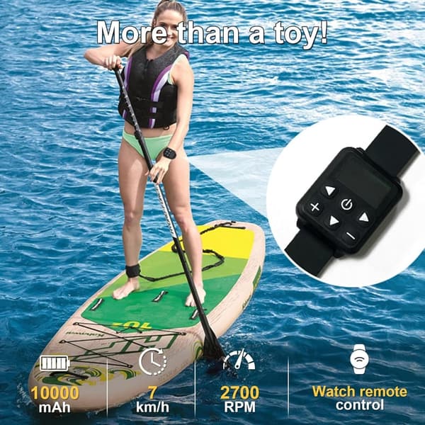 Parent-Child Electric Underwater Scooter with Booster, 60 Min Ride