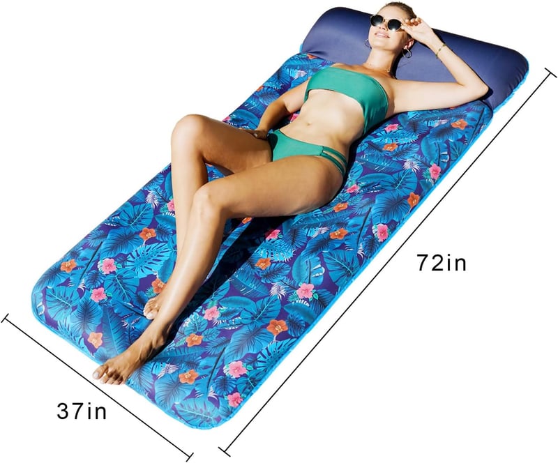 Extra Large Monstera Pool Float Lounge for Adults - 72