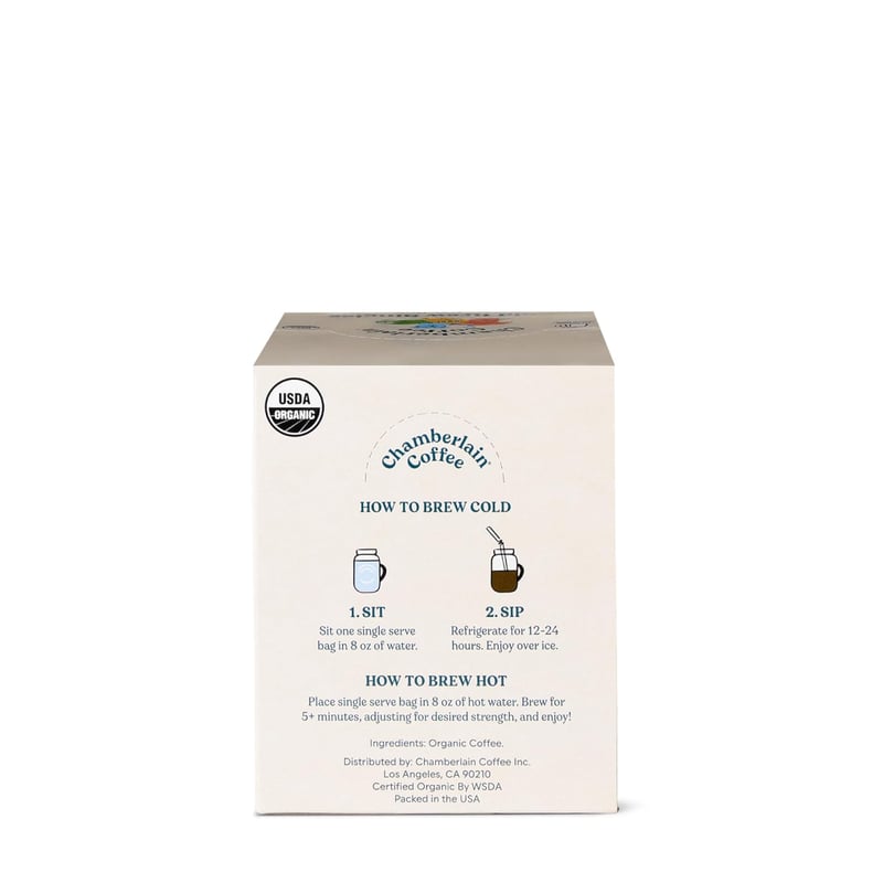 Chamberlain Coffee Variety Box - 10 Single Serve Cold Brew Sachets