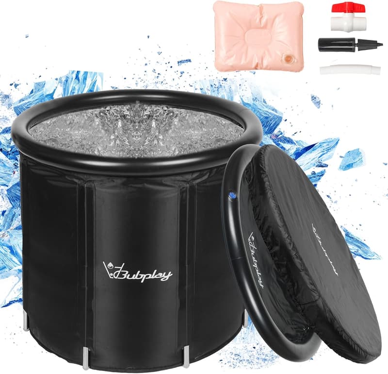 XL Cold Plunge Tub for Recovery - 105 Gallons with Cover