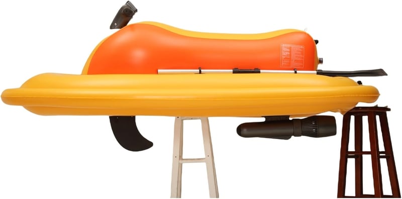 G camolech Inflatable Electric Motor Boat with 500W Motor