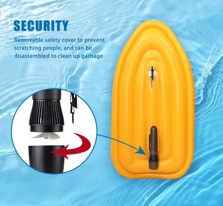 G camolech Inflatable Electric Motor Boat with 500W Motor