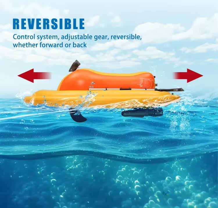 G camolech Inflatable Electric Motor Boat with 500W Motor