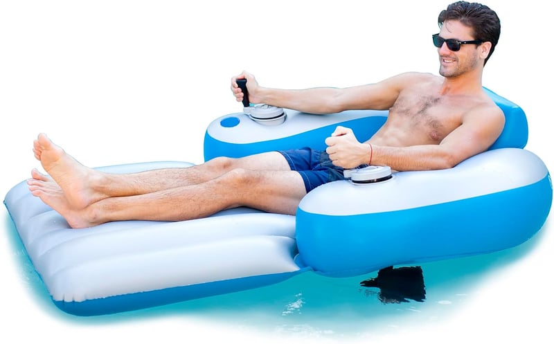 Motorized Pool Lounger for Ultimate Pool Relaxation