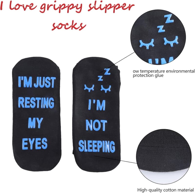 Funny Socks for Dad - Im Not Sleeping Birthday/Fathers Day Gift