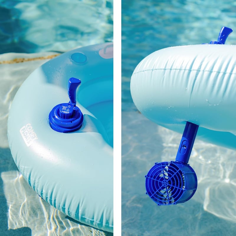 Motorized Pool Float with 360º Operation and Cup Holder