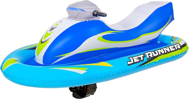 Motorized Kids Pool Toy - Inflatable Jet Runner for Fun