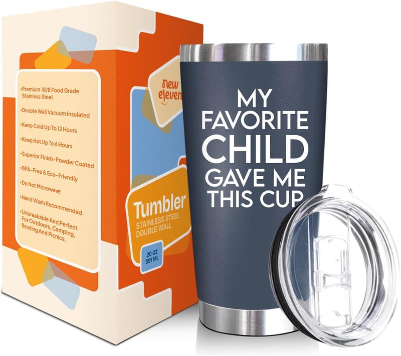 20 oz Tumbler for Father's Day - Gift for Dad from Kids