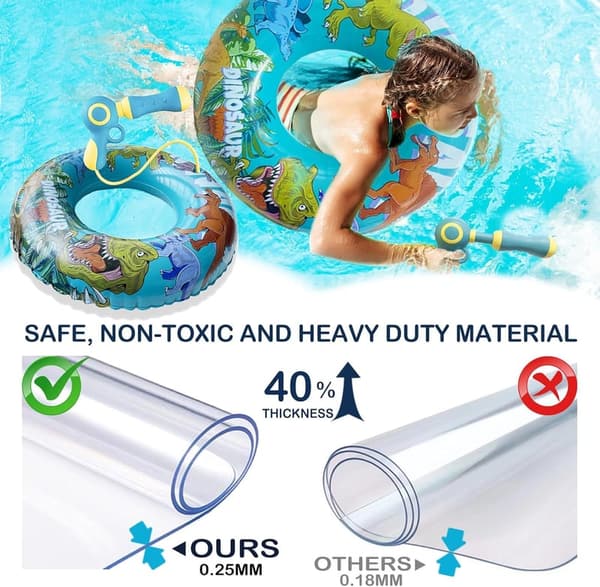 Inflatable Pool Float with Water Gun for Summer Fun