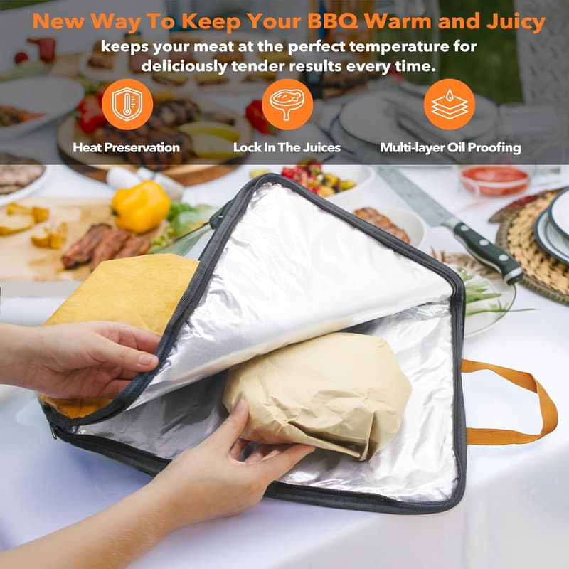 BBQ Meat Resting Blanket - 5-Layer Insulated Design