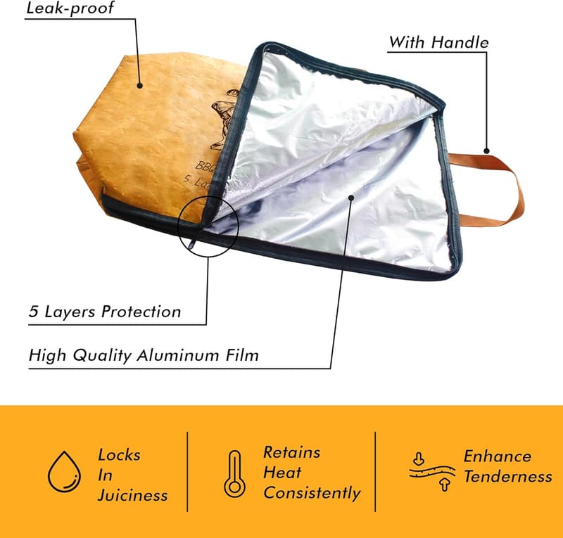 BBQ Meat Resting Blanket - 5-Layer Insulated Design