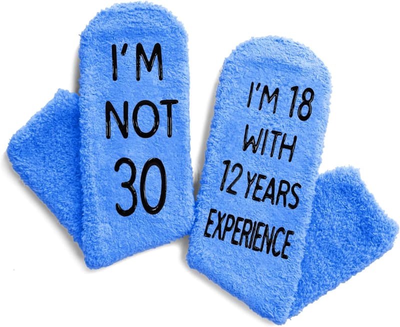 30th Birthday Gift - Socks for Men and Women
