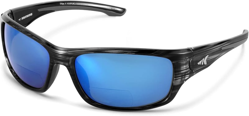 Bifocal Polarized Sunglasses for Sports with 1.5x-2.5x Magnification