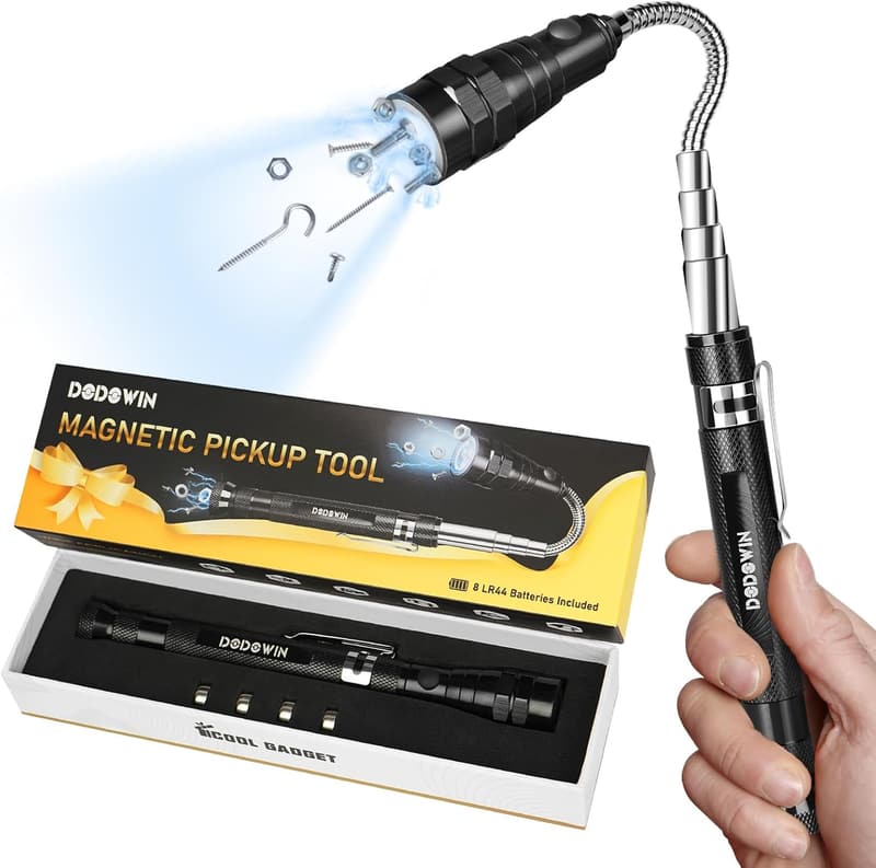Telescoping Magnetic Pickup Tool – Perfect Gift for Dad and Grandpa