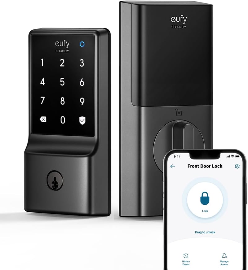 Smart Lock C210 - Keyless Entry Deadbolt with WiFi & Touchscreen