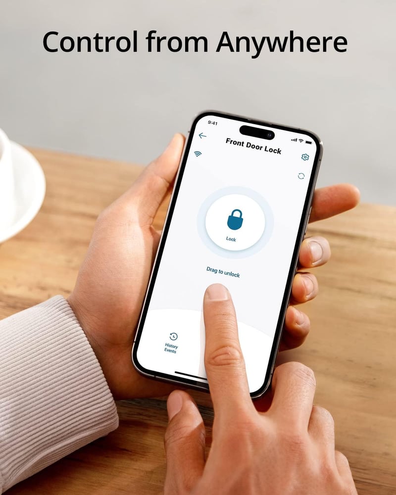 Smart Lock C210 - Keyless Entry Deadbolt with WiFi & Touchscreen