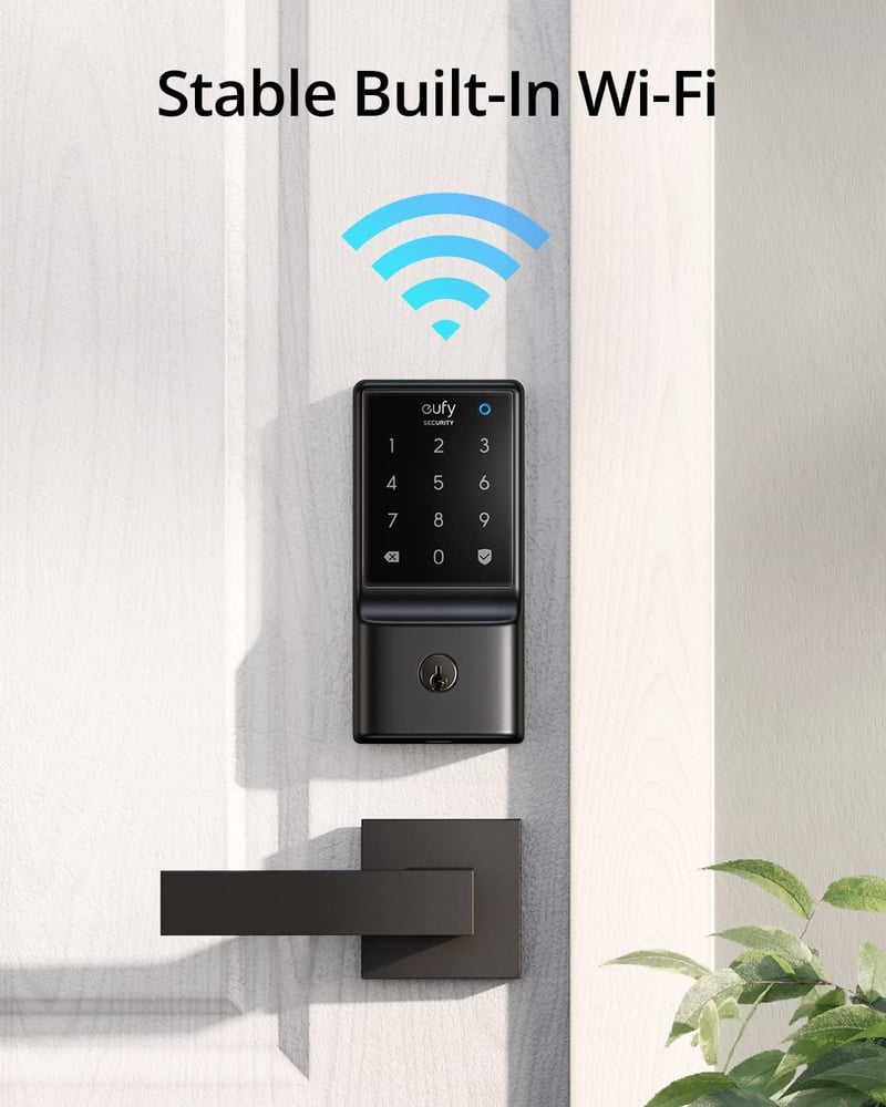 Smart Lock C210 - Keyless Entry Deadbolt with WiFi & Touchscreen