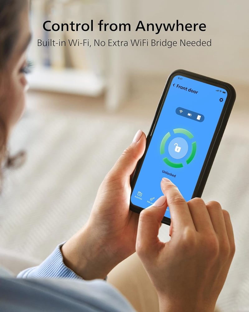 Philips Wi-Fi Smart Lock - Keyless Entry with Remote Control
