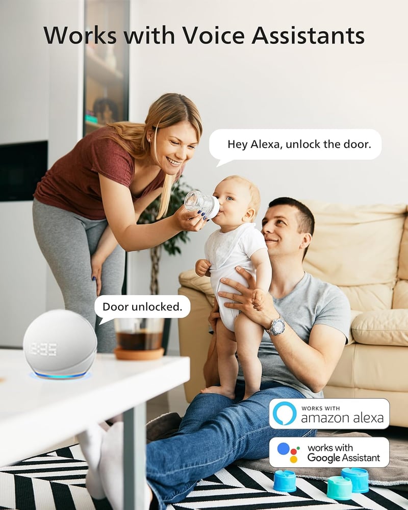 Philips Wi-Fi Smart Lock - Keyless Entry with Remote Control