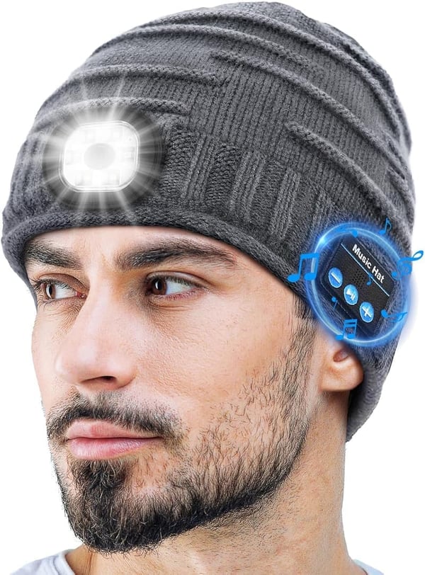 Bluetooth Beanie for Men - Cool Christmas Gift