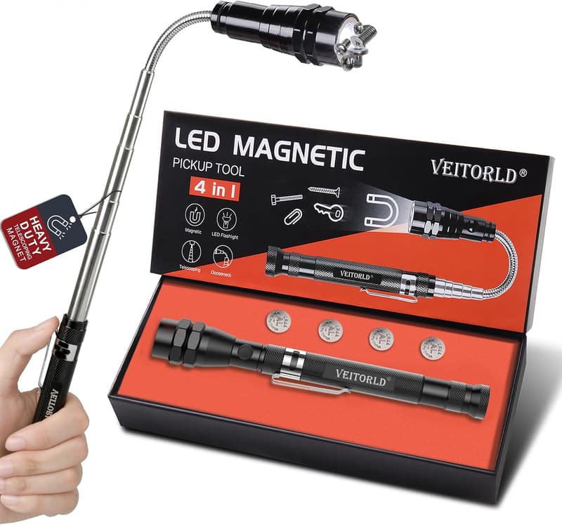 Father's Day Extendable Magnetic Flashlight Tool for Dad