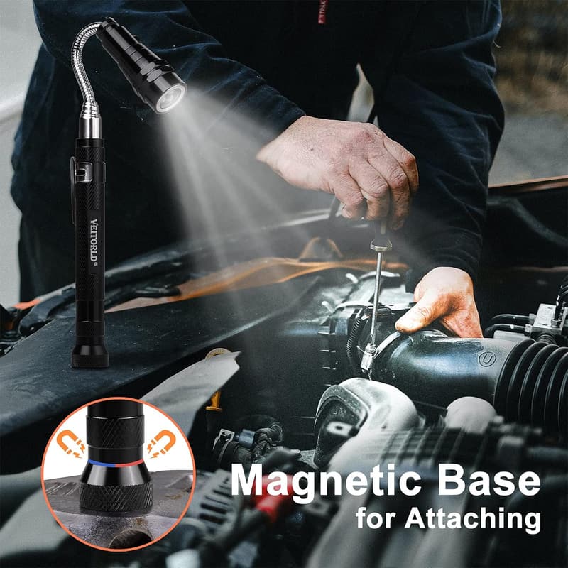 Father's Day Extendable Magnetic Flashlight Tool for Dad