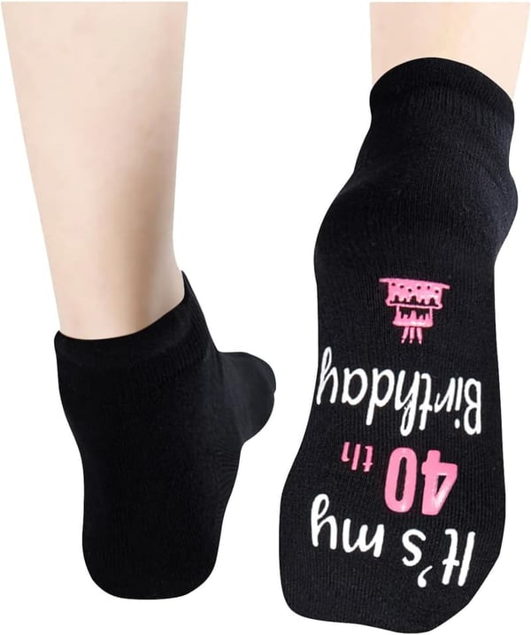 Unique Birthday Socks Set for Men & Women (40-70 Years Old)