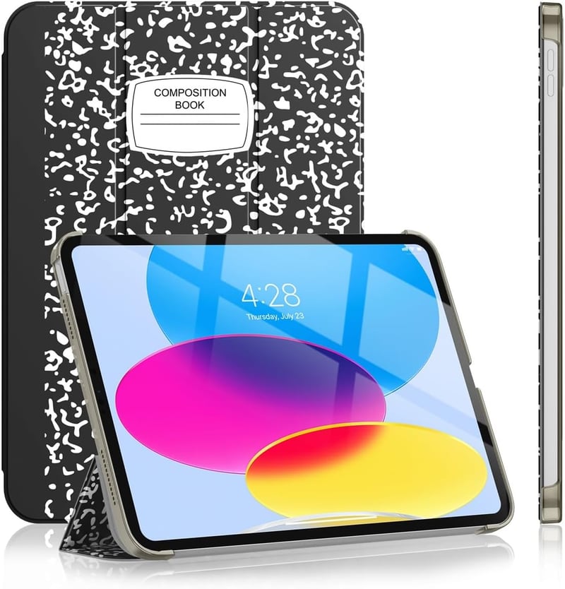 iPad 11th & 10th Gen Case with Auto Wake/Sleep, Black