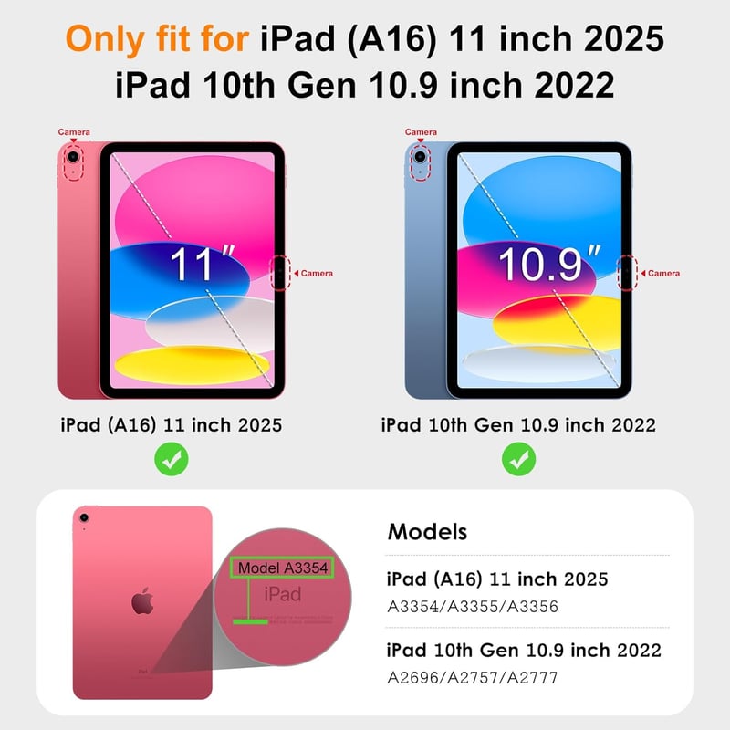 Premium Leather Folio Case for iPad 11
